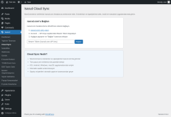 Page screenshot: Isarud &rarr; Cloud Sync