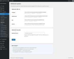 Page screenshot: Isarud &rarr; Webhooks
