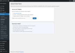Page screenshot: Isarud &rarr; Cloud Sync