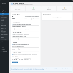 Page screenshot: Isarud &rarr; E-posta Pazarlama