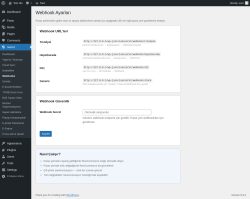 Page screenshot: Isarud &rarr; Webhooks
