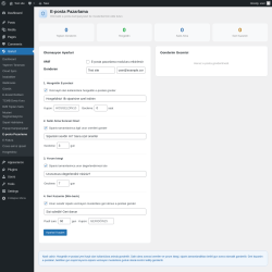 Page screenshot: Isarud &rarr; E-posta Pazarlama