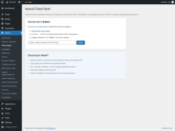 Page screenshot: Isarud &rarr; Cloud Sync