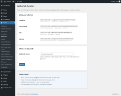 Page screenshot: Isarud &rarr; Webhooks