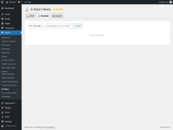Page screenshot: Isarud &rarr; E-Fatura &rarr; 
            📋 Faturalar        