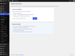 Page screenshot: Isarud &rarr; Cloud Sync