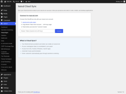 Page screenshot: Isarud &rarr; Cloud Sync