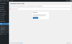 Page screenshot: Apocalypse Meow → Login Stats