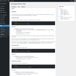 Page screenshot: Apocalypse Meow → Reference → Hooks