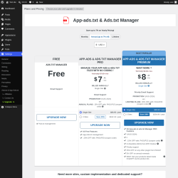 Page screenshot: Settings &rarr; Upgrade&nbsp;&nbsp;➤
