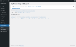 Page screenshot: AppPresser → Help / Support