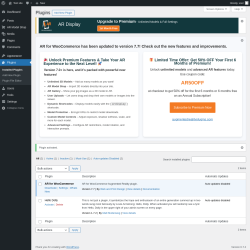 Page screenshot: Plugins &lsaquo; Test site &mdash; WordPress