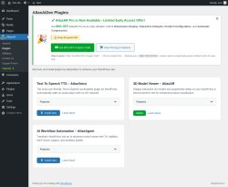 Page screenshot: AtlasAR &rarr; Plugins