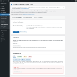 Page screenshot: Meta Docs & SEO &rarr; Trusted Timestamps
