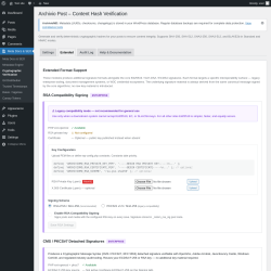 Page screenshot: Meta Docs & SEO &rarr; Cryptographic Verification &rarr; 
			Extended		