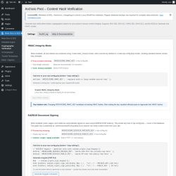 Page screenshot: Meta Docs & SEO &rarr; Cryptographic Verification