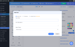 Page screenshot: ARForms → Add New Form