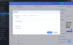Page screenshot: ARForms → Add New Form