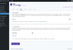 Page screenshot: Web Accessibility &rarr; Roles