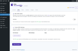 Page screenshot: Web Accessibility &rarr; ARIA