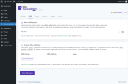 Page screenshot: Web Accessibility &rarr; ARIA
