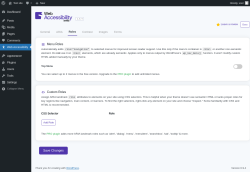 Page screenshot: Web Accessibility &rarr; Roles