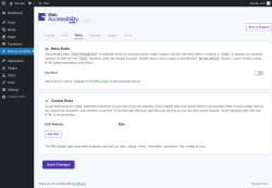 Page screenshot: Web Accessibility &rarr; Roles