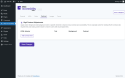 Page screenshot: Web Accessibility &rarr; Contrast