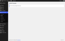 Page screenshot: RSVP Events &rarr; Events