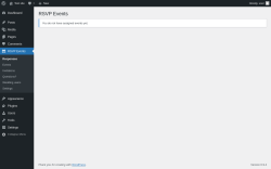 Page screenshot: RSVP Events