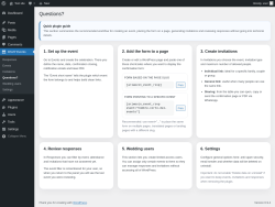 Page screenshot: RSVP Events &rarr; Questions?