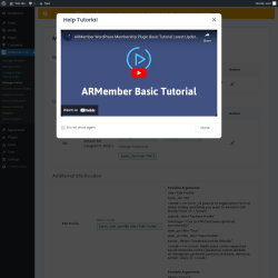 Page screenshot: ARMember Lite → Manage Forms
