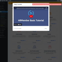 Page screenshot: ARMember Lite → Profiles & Directories