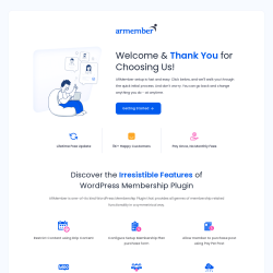 Page screenshot: ARMember Lite