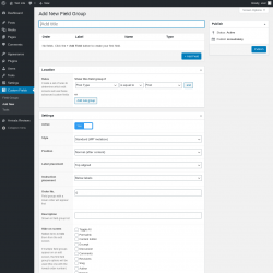 Page screenshot: Custom Fields &rarr; Add New
