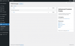 Page screenshot: Custom Fields