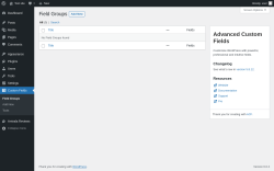 Page screenshot: Custom Fields
