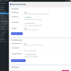 Page screenshot: Askany AI → Home Page Settings