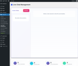 Page screenshot: Askany AI → Live Chat Management
