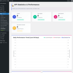 Page screenshot: Askany AI → API Statistics