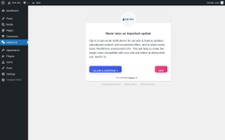Page screenshot: Askany AI ‹ Test site — WordPress
