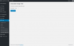Page screenshot: Tools &rarr; Associate Image Tool