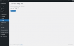 Page screenshot: Tools &rarr; Associate Image Tool