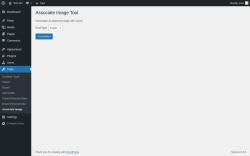 Page screenshot: Tools &rarr; Associate Image