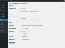 Page screenshot: Settings &rarr; XO Featured Image