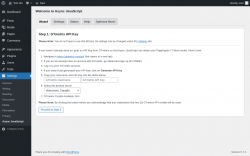 Page screenshot: Settings &rarr; Async JavaScript &rarr; Wizard