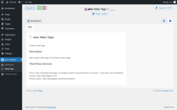 Page screenshot: atec-systems → Meta Tags → 