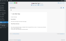 Page screenshot: atec-systems → Meta Tags → 