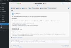 Page screenshot: atec-systems →  SMTP Mail → 