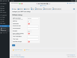Page screenshot: atec-systems →  SMTP Mail
